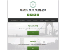 Tablet Screenshot of glutenfreeportland.org